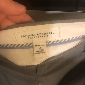 Banana Republic Gray Pants Size 10 The Logan fit